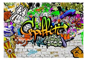 Fototapet Graffiti On The Wall 100x70 - Artgeist sp. z o. o