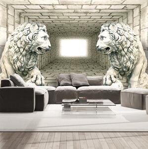 Fototapet Chamber Of Lions 100x70 - Artgeist sp. z o. o