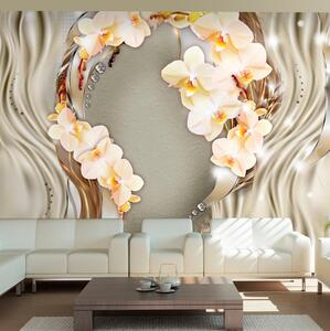 Fototapet Wreath Of Orchids 100x70 - Artgeist sp. z o. o