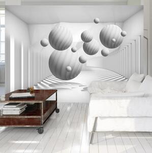 Fototapet Balls In White 100x70 - Artgeist sp. z o. o