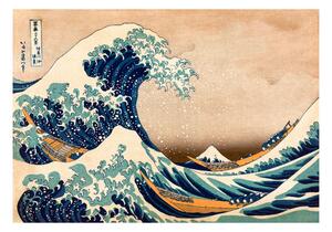 Fototapet Hokusai The Great Wave Off Kanagawa 100x70 - Artgeist sp. z o. o