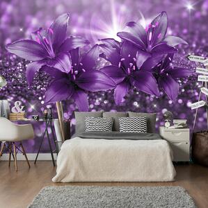 Fototapet Masterpiece Of Purple 200x140 - Artgeist sp. z o. o