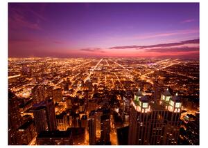 Fototapet Chicago By Night 200x154 - Artgeist sp. z o. o