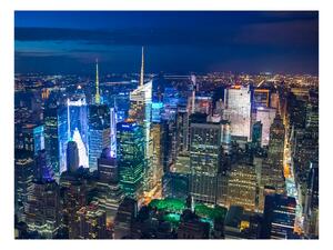 Fototapet Manhattan Night 200x154 - Artgeist sp. z o. o