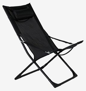 Venture Home - Solsäng Seville 2-pack - Svart - Solstolar & solsängar - Från Homeroom