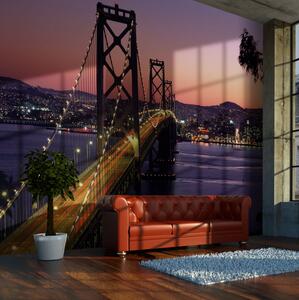 Fototapet Charming Evening In San Francisco 200x154 - Artgeist sp. z o. o