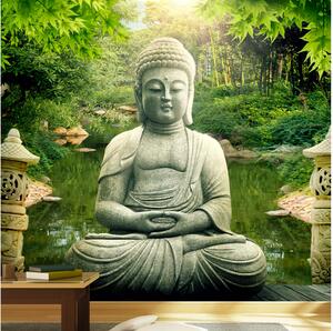 Fototapet Buddha's Garden 200x140 - Artgeist sp. z o. o