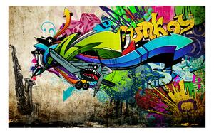 Fototapet Funky Graffiti 100x70 - Artgeist sp. z o. o