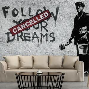 Fototapet Dreams Cancelled Banksy 100x70 - Artgeist sp. z o. o