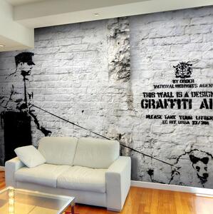 Fototapet Banksy Graffiti Area 100x70 - Artgeist sp. z o. o