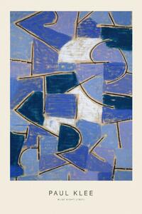 Konsttryck Blue Night (Special Edition) - Paul Klee, (26.7 x 40 cm)