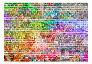 Fototapet Rainbow Wall 100x70 - Artgeist sp. z o. o