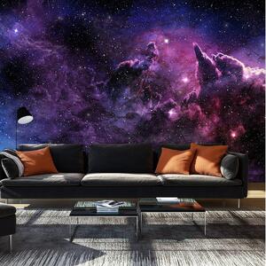 Fototapet Purple Nebula 100x70 - Artgeist sp. z o. o