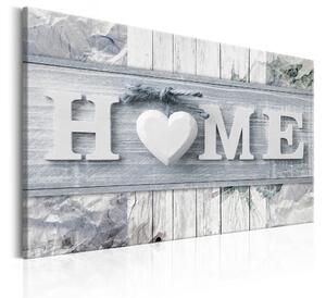 Tavla Home: Winter House 120x80 - Artgeist sp. z o. o