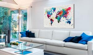 Tavla Modern Style: Walls of the World 120x80 - Artgeist sp. z o. o