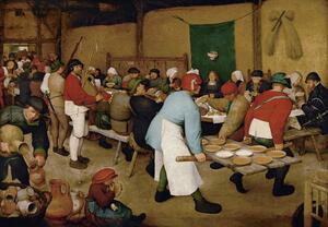 Bildreproduktion Peasant Wedding, 1568, Pieter the Elder Bruegel