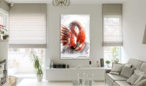 Tavla Red Flamingo 80x120 - Artgeist sp. z o. o