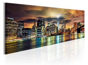 Tavla New York Sky 150x50 - Artgeist sp. z o. o