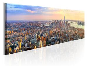 Tavla New York Panorama 120x40 - Artgeist sp. z o. o