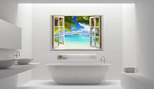 Tavla Window: Sea View 120x80 - Artgeist sp. z o. o