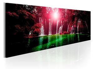 Tavla Ruby Waterfalls 135x45 - Artgeist sp. z o. o