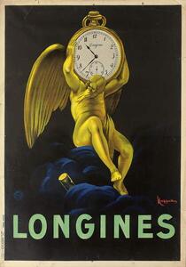 Cappiello, Leonetto - Konsttryck Swiss watchmakers Longines, (26.7 x 40 cm)