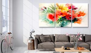 Tavla Watercolor Bouquet 60x30 - Artgeist sp. z o. o