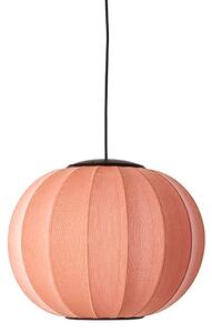 Made by Hand - Knit-Wit Ø45 Round Pendant LED - Hängande lampa - Coral - Ø45 x H36 cm