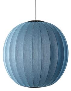 Made by Hand - Knit-Wit Ø75 Round Pendant LED - Hängande lampa - Blue Stone - Ø75 x H69 cm