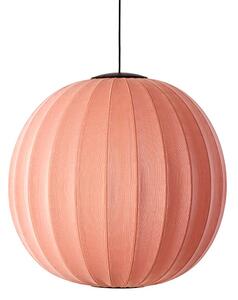 Made by Hand - Knit-Wit Ø75 Round Pendant LED - Hängande lampa - Coral - Ø75 x H69 cm