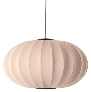 Made by Hand - Knit-Wit Ø76 Oval Pendant LED - Hängande lampa - Sand Stone - Ø76 x H45 cm