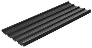 Förpackning om 12 trapetsformad plåt 129 x 45 cm 7 m² galvaniserad takplåt 0,25 mm väderbeständig profilplåt galvaniserad stålta