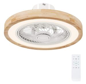 Takfläkt med belysning fjärrkontroll LED-fläkt takljus dimbar med RGB-färg, 6 hastigheter 40 W lampa med fläkt, vändbar timer fö