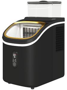 Ice Cube Machine 15 kg/24h Ice Cube Maker med 1,5 L vattentank, spade, isbehållare Ice Cube Maker Maskin med LED Display Svart 2