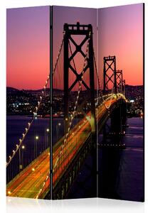 Rumsavdelare - Charming evening in San Francisco 135x172 - Artgeist sp. z o. o