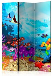 Rumsavdelare - Colourful Fish 135x172 - Artgeist sp. z o. o