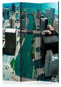 Rumsavdelare - Urban architecture of Chicago 135x172 - Artgeist sp. z o. o