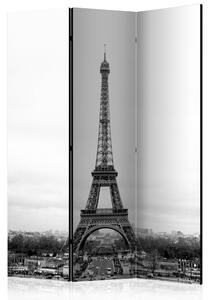 PARIS BLACK AND WHITE PHOTOGRAPHY Rumsavdelare 135x172 cm - Artgeist sp. z o. o