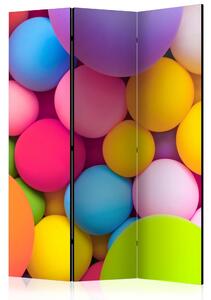 Rumsavdelare - Colourful Balls 135x172 - Artgeist sp. z o. o