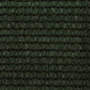 Balkongskärm mörkgrön 75x400 cm HDPE