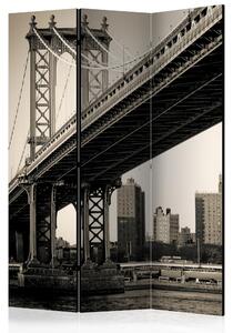 Rumsavdelare - Manhattan Bridge, New York 135x172 - Artgeist sp. z o. o