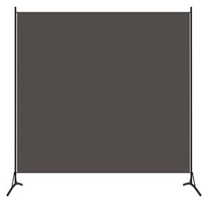 Rumsavdelare 1 panel antracit 175x180 cm - Grå