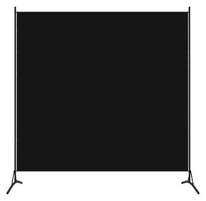 Rumsavdelare 1 panel svart 175x180 cm - Svart