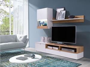 Roco TV-möbelset & LED - Vit