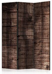 Rumsavdelare Dark Brown Boards 135x172 cm - Artgeist sp. z o. o