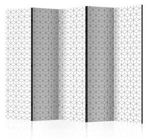 Rumsavdelare Cubes - Texture II 225x172 cm - Artgeist sp. z o. o