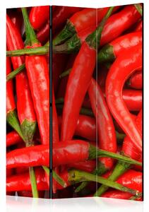 Rumsavdelare Chili Pepper - Background 135x172 cm - Artgeist sp. z o. o