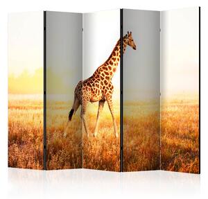 Rumsavdelare Giraffe - Walk II 225x172 cm - Artgeist sp. z o. o
