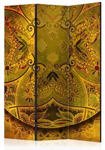 Rumsavdelare Mandala: Golden Power I 135x172 cm - Artgeist sp. z o. o