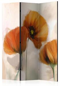 Rumsavdelare Poppies - Vintage 135x172 cm - Artgeist sp. z o. o